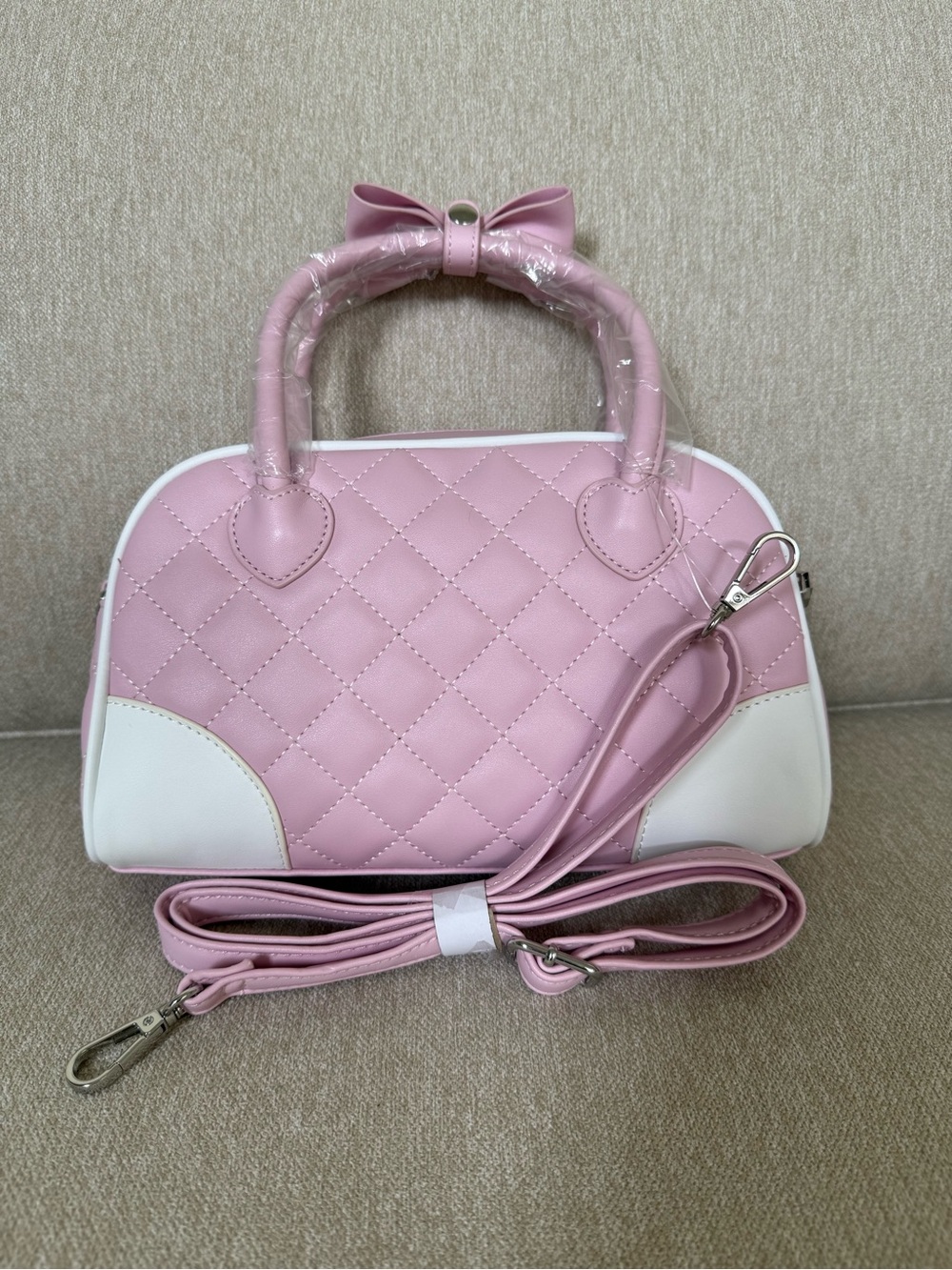 NWT Kawaii Coquette Quilted Handbag - Picture 3 of 8
